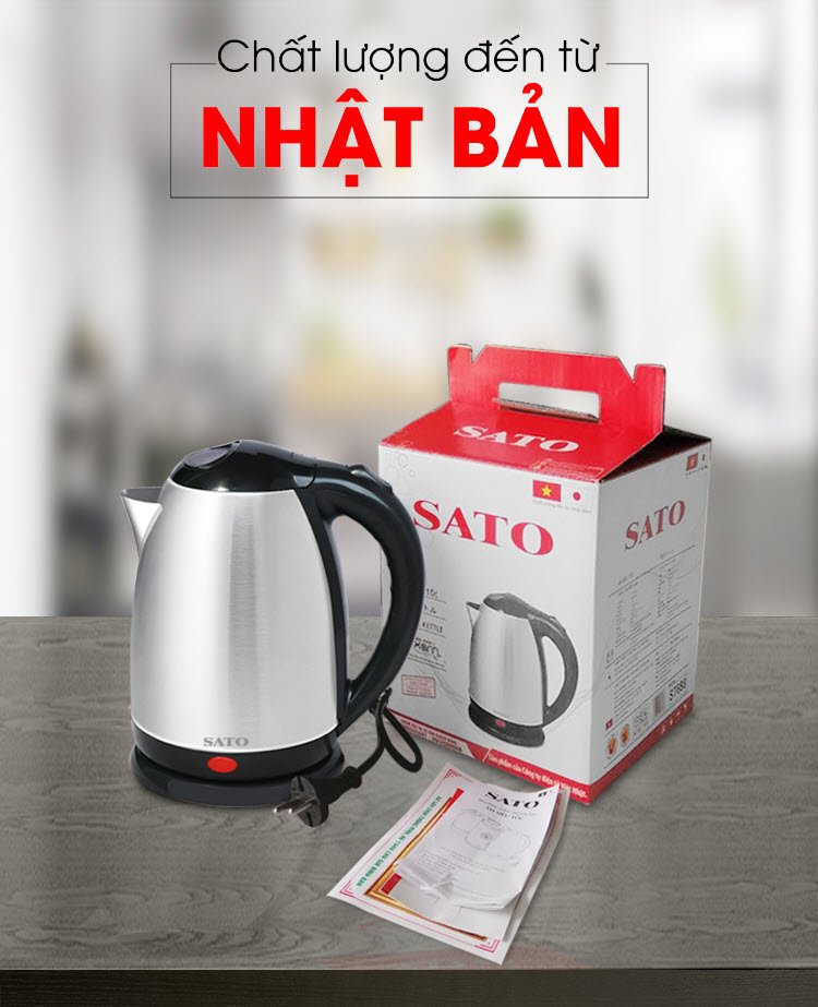 Ấm siêu tốc SATO ONLST688 1.8 lít 2