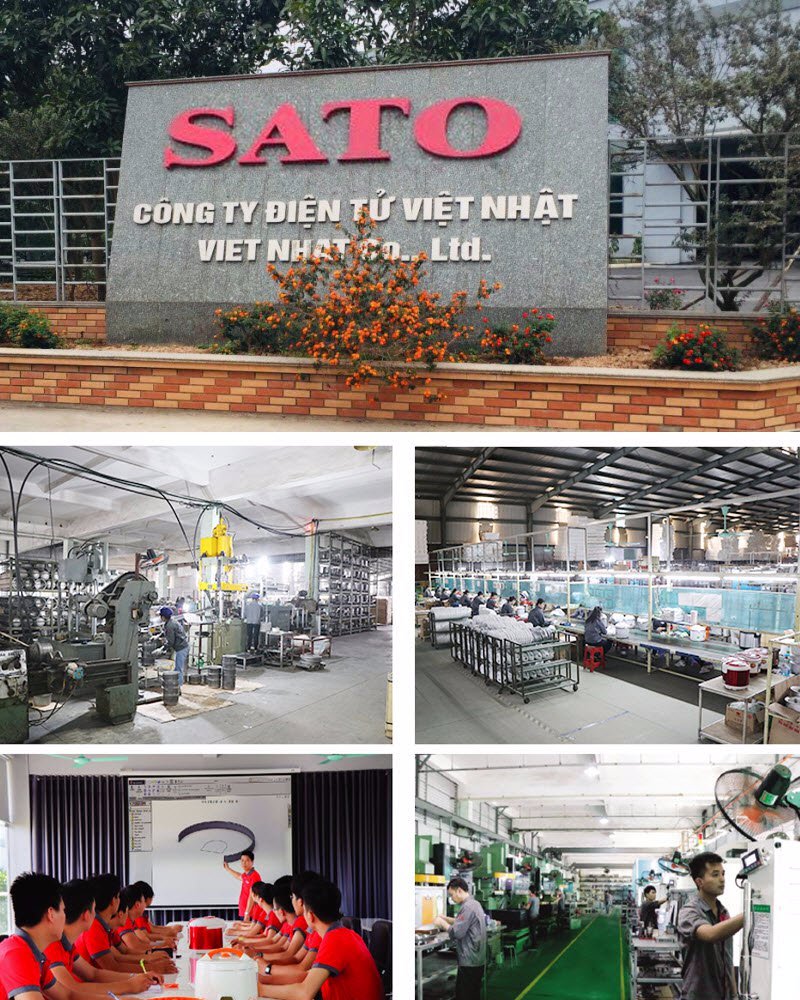 nhà máy sản xuất sato