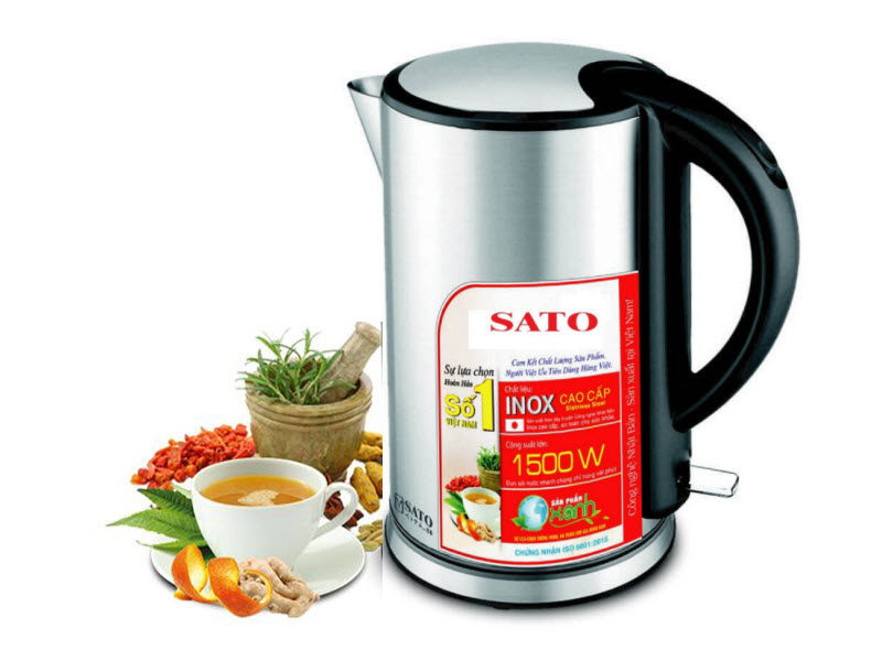 Ấm siêu tốc SATO VN-ST-1801-ONL 1.8L